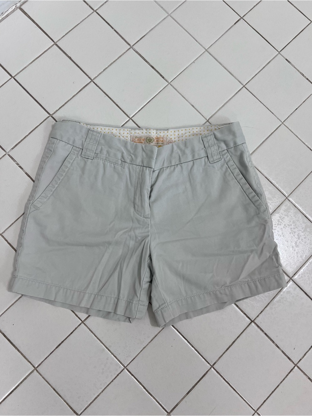 J. Crew Light Khaki Women's Cotton Chino Shorts